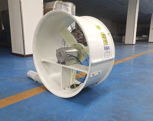 710 Ventilatore a flusso assiale in fibra di vetro a pressione positiva